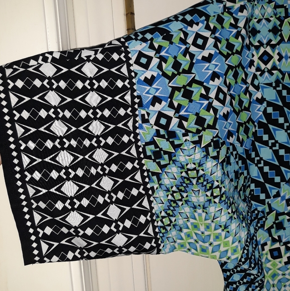 Ruby Rd Geometric Print Top Size 16 - Picture 5 of 5